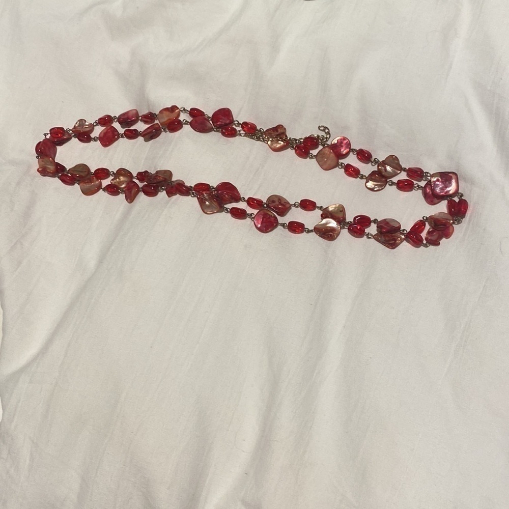 Shell Rope Long Necklace - Picture 3 of 7